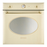 Духовой шкаф кремового цвета Smeg SC855P-8