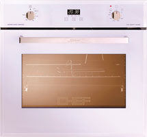 Встраиваемый газовый духовой шкаф белого цвета Kaiser EG 6375 W