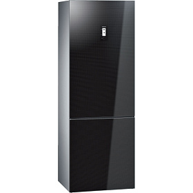 Чёрный холодильник Siemens KG 49NSB21R