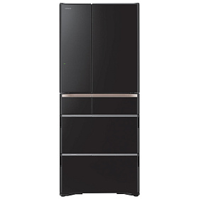 Чёрный холодильник HITACHI R-G 630 GU XK