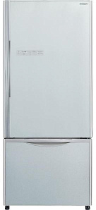 Серебристый холодильник Hitachi R-B 502 PU6 GS