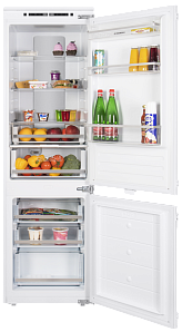 Встраиваемый узкий холодильник Maunfeld MBF177NFWH