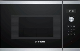 Встраиваемая черная микроволновая печь Bosch BEL524MS0