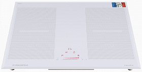 Белая 4-х конфорочная варочная панель Maunfeld MVI59.2FL-WH фото 2 фото 2