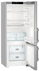 Серебристые двухкамерные холодильники Liebherr Liebherr CUef 2915 фото 3 фото 3