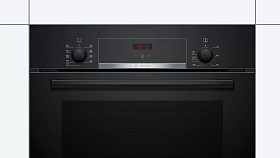 Встраиваемый черный электрический духовой шкаф Bosch HBF534EB0Q фото 2 фото 2