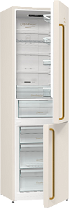 Двухкамерный холодильник цвета слоновой кости Gorenje NRK6202CLI