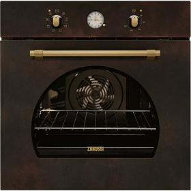 Электрический духовой шкаф коричневого цвета Zanussi OPZB2300P