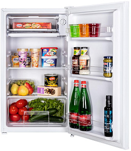 Невысокий однокамерный холодильник Maunfeld MFF83W