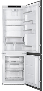 Встраиваемый двухкамерный холодильник Smeg C8174N3E