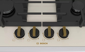 Газовая варочная панель  с чугунными решетками Bosch PPP6B1B90R фото 4 фото 4