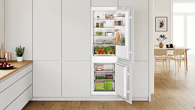 Двухкамерный холодильник  no frost Bosch KIN86NSF0 фото 4 фото 4