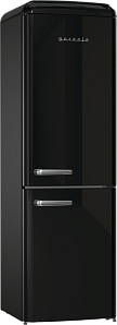 Холодильник Горенье черного цвета Gorenje ONRK619EBK