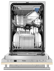 Серебристая посудомоечная машина Haier DW10-198BT2RU