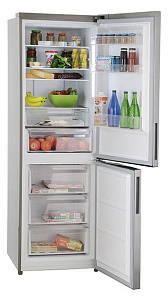 Двухкамерный холодильник с нижней морозильной камерой Sharp SJB320ESIX фото 2 фото 2