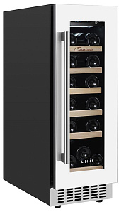 Встраиваемый винный шкаф 30 см LIBHOF CX-19 white