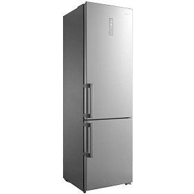 Серебристый холодильник Midea MRB520SFNX3