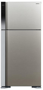 Серебристый холодильник HITACHI R-V 662 PU7 BSL
