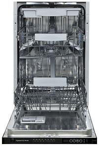 Встраиваемая посудомоечная машина высотой 80 см Zigmund & Shtain DW 169.4509 X