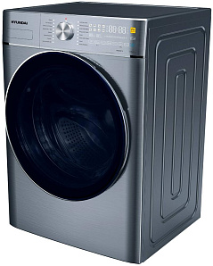 Серебристая стиральная машина Hyundai WMD9412 фото 4 фото 4