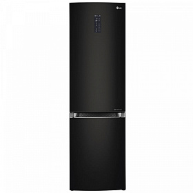 Чёрный холодильник высотой 200 см LG GA-B499TGBM