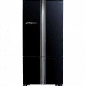 Чёрный холодильник HITACHI R-WB 732 PU5 GBK