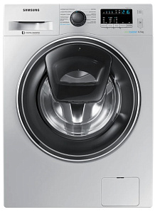 Серебристая стиральная машина Samsung WW65K42E00S AddWash