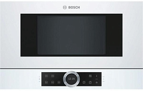 Встраиваемая белая микроволновая печь Bosch BFL 634GW1