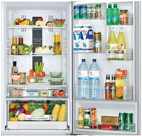 Холодильник  шириной 70 см Hitachi R-B 502 PU6 GGR фото 2 фото 2
