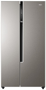 Серебристый двухкамерный холодильник Haier HRF-535DM7RU