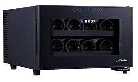 Термоэлектрический винный шкаф LIBHOF AP-8 Black фото 4 фото 4