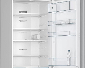 Двухкамерный серебристый холодильник Bosch KGN39VL24R фото 4 фото 4