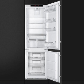 Встраиваемый двухкамерный холодильник Smeg C8174N3E фото 2 фото 2