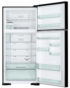 Двухкамерный холодильник  no frost HITACHI R-V 662 PU7 BBK фото 3 фото 3