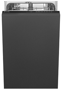 Чёрная посудомоечная машина 45 см Smeg ST4512IN