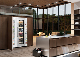 Встраиваемый двухдверный холодильник с морозильной камерой Liebherr SBSWdf 99I5 фото 3 фото 3