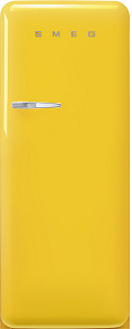 Желтый холодильник Smeg FAB28RYW5