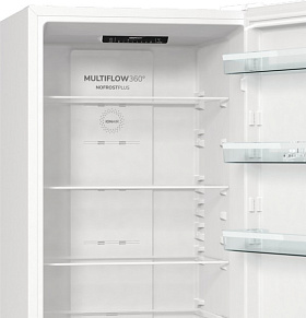 Холодильник  шириной 60 см Gorenje NRK6202EW4 фото 3 фото 3