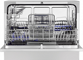 Серебристая посудомоечная машина Weissgauff TDW 4017 DS фото 2 фото 2