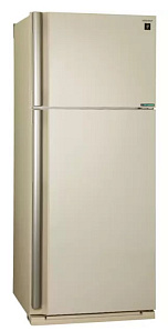 Двухкамерный бежевый холодильник Sharp SJ-XE 59 PMBE фото 2 фото 2