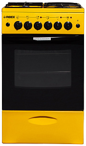 Комбинированная плита с электрической духовкой и конвекцией Reex CGE-531 ecYe желтый