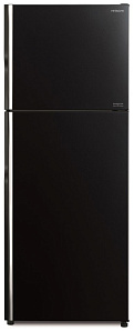 Чёрный двухкамерный холодильник  Hitachi R-VG 472 PU8 GBK