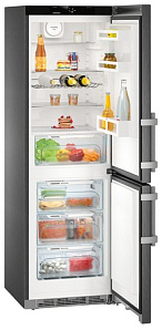 Серебристые двухкамерные холодильники Liebherr Liebherr CNbs 4315 фото 4 фото 4