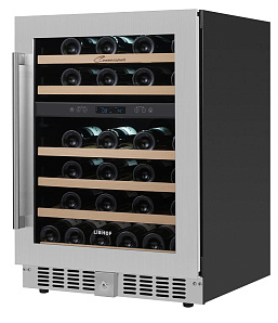 Двухтемпературный винный шкаф LIBHOF CXD-46 silver фото 3 фото 3