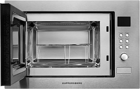 Встраиваемая серебристая микроволновая печь Kuppersberg HMW 635 X фото 4 фото 4