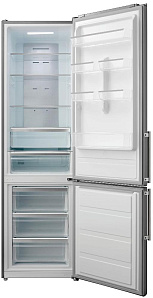 Серебристый двухкамерный холодильник Kuppersbusch FKG 6600.0 E-02 фото 2 фото 2