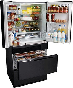 Чёрный холодильник HITACHI R-G 690 GU XK фото 3 фото 3