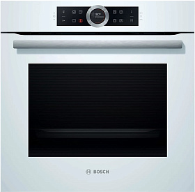 Белый электрический духовой шкаф Bosch HBG675BW1
