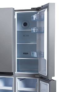 Холодильник с нижней морозильной камерой Hyundai CM4505FV нерж сталь фото 3 фото 3