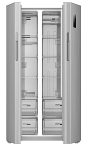 Холодильник Хендай с морозильной камерой Hyundai CS5005FV нержавеющая сталь фото 3 фото 3